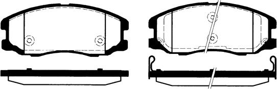 Raicam RA.0425.0 - Kit de plaquettes de frein, frein à disque cwaw.fr