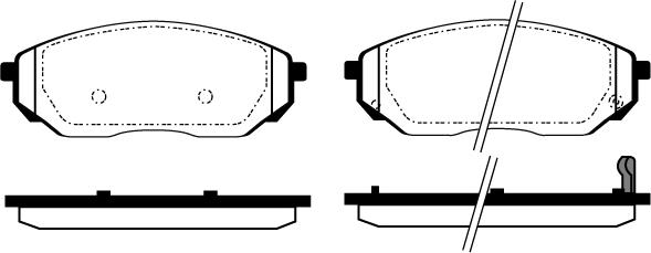 Raicam RA.0420.0 - Kit de plaquettes de frein, frein à disque cwaw.fr