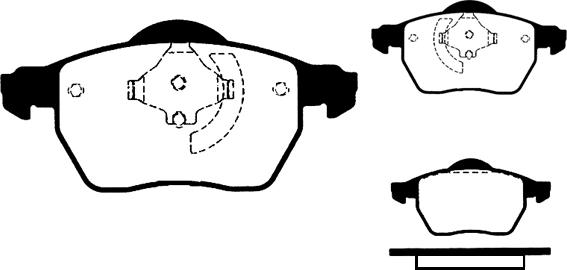 Raicam RA.0428.1 - Kit de plaquettes de frein, frein à disque cwaw.fr