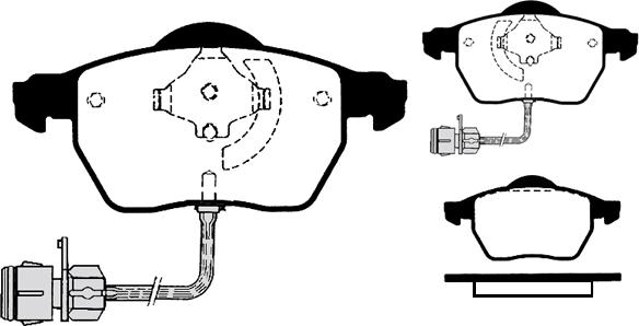 HELLA T1162 - Kit de plaquettes de frein, frein à disque cwaw.fr