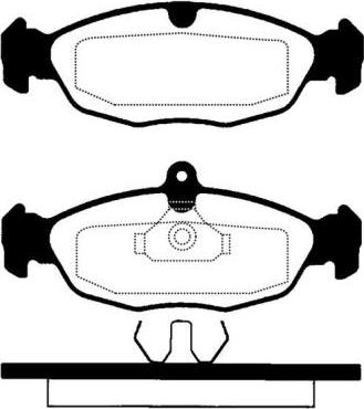 Valeo 540 604 - Kit de plaquettes de frein, frein à disque cwaw.fr