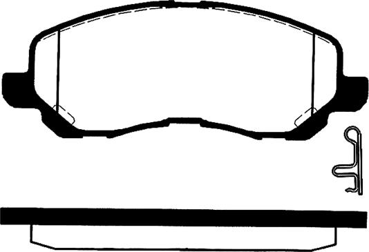 Raicam RA.0594.0 - Kit de plaquettes de frein, frein à disque cwaw.fr