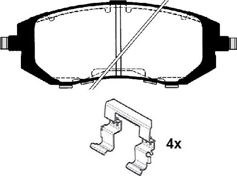 Raicam RA.0559.0K1 - Kit de plaquettes de frein, frein à disque cwaw.fr