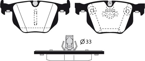 Raicam RA.0554.5 - Kit de plaquettes de frein, frein à disque cwaw.fr