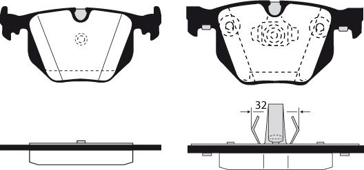 Raicam RA.0554.2 - Kit de plaquettes de frein, frein à disque cwaw.fr