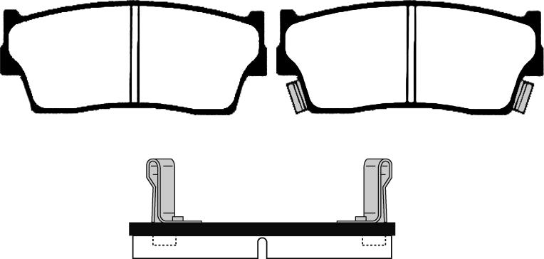 Raicam RA.0564.0 - Kit de plaquettes de frein, frein à disque cwaw.fr