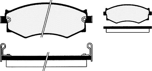 Raicam RA.0505.0 - Kit de plaquettes de frein, frein à disque cwaw.fr