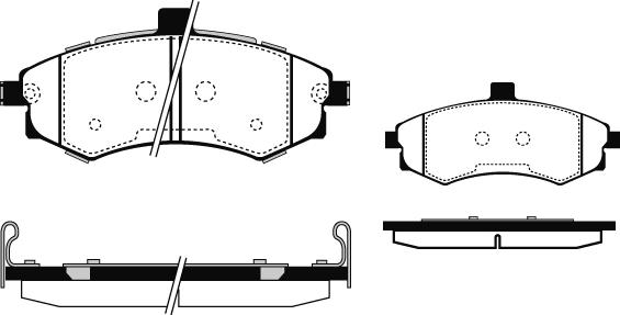 Raicam RA.0503.0 - Kit de plaquettes de frein, frein à disque cwaw.fr