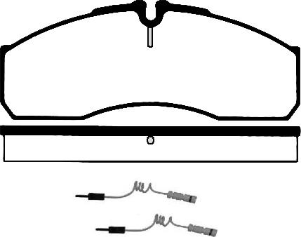 Valeo 671533 - Kit de plaquettes de frein, frein à disque cwaw.fr