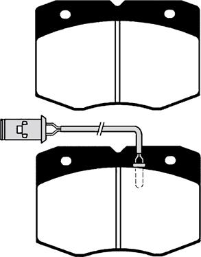 Spidan 32039 - Kit de plaquettes de frein, frein à disque cwaw.fr