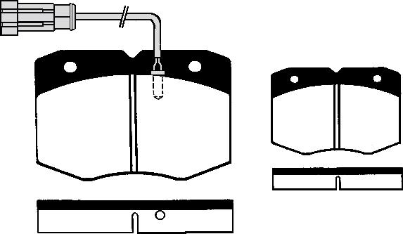 Raicam RA.0529.2 - Kit de plaquettes de frein, frein à disque cwaw.fr