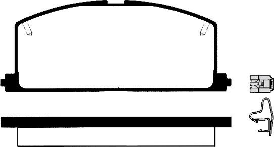 Raicam RA.0575.0 - Kit de plaquettes de frein, frein à disque cwaw.fr