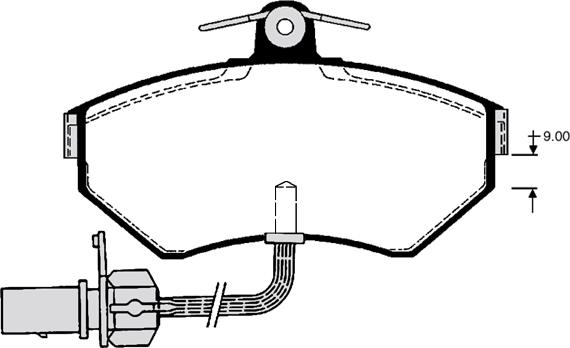 Raicam RA.0695.2 - Kit de plaquettes de frein, frein à disque cwaw.fr