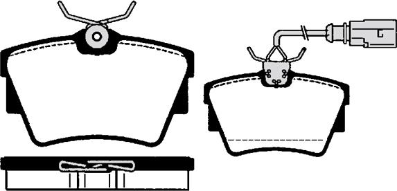 Raicam RA.0690.0 - Kit de plaquettes de frein, frein à disque cwaw.fr