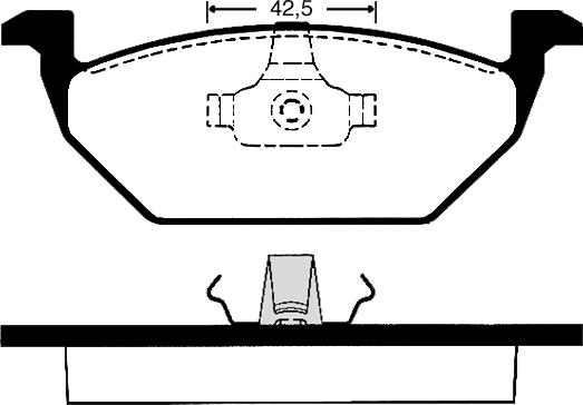 Raicam RA.0653.0 - Kit de plaquettes de frein, frein à disque cwaw.fr