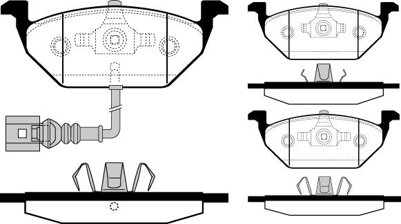 Raicam RA.0653.3 - Kit de plaquettes de frein, frein à disque cwaw.fr