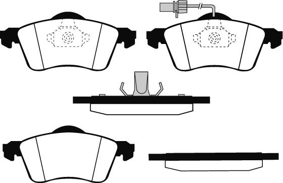 Raicam RA.0669.1 - Kit de plaquettes de frein, frein à disque cwaw.fr