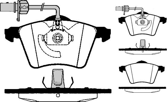 Raicam RA.0687.0 - Kit de plaquettes de frein, frein à disque cwaw.fr