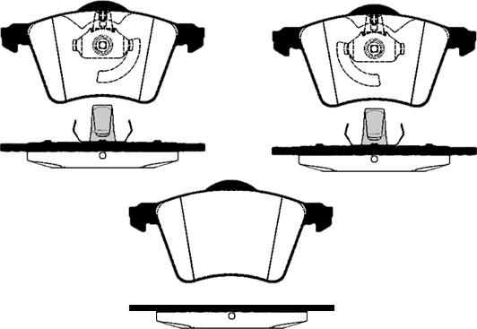 Raicam RA.0687.2 - Kit de plaquettes de frein, frein à disque cwaw.fr