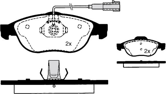 Raicam RA.0626.0 - Kit de plaquettes de frein, frein à disque cwaw.fr