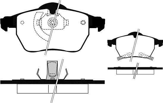 Raicam RA.0674.1 - Kit de plaquettes de frein, frein à disque cwaw.fr