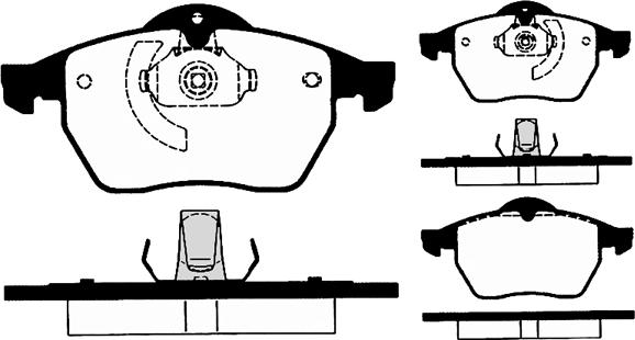 Raicam RA.0673.0 - Kit de plaquettes de frein, frein à disque cwaw.fr