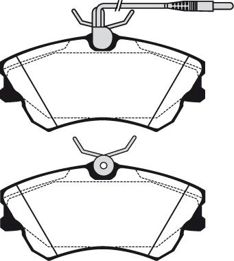 Raicam RA.0672.0 - Kit de plaquettes de frein, frein à disque cwaw.fr