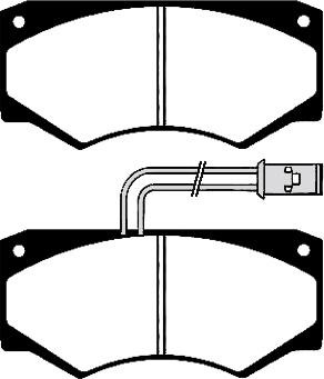 Raicam RA.0198.4 - Kit de plaquettes de frein, frein à disque cwaw.fr