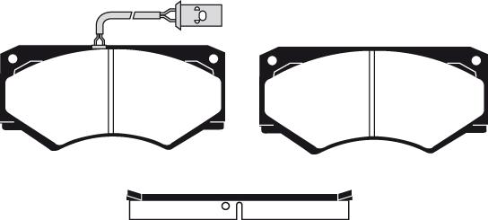 Raicam RA.0198.5 - Kit de plaquettes de frein, frein à disque cwaw.fr