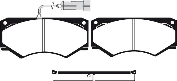 Raicam RA.0198.6 - Kit de plaquettes de frein, frein à disque cwaw.fr