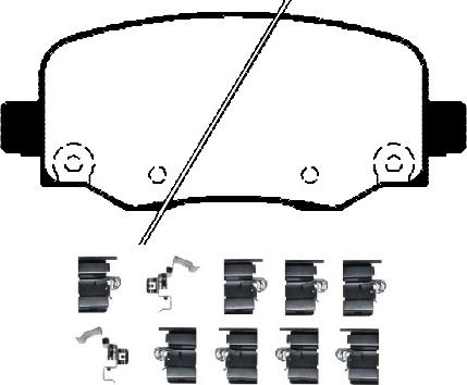 Raicam RA.0109.1K1 - Kit de plaquettes de frein, frein à disque cwaw.fr