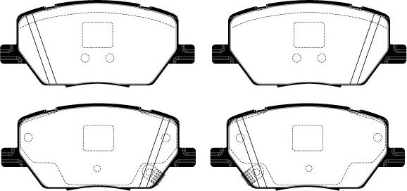 Raicam RA.0110.7 - Kit de plaquettes de frein, frein à disque cwaw.fr