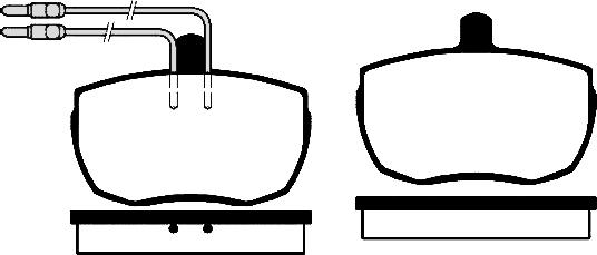 Raicam RA.0134.1 - Kit de plaquettes de frein, frein à disque cwaw.fr