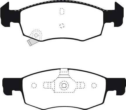 ATE 607310 - Kit de plaquettes de frein, frein à disque cwaw.fr