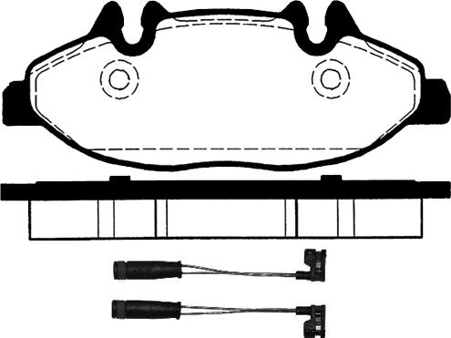 Raicam RA.0844.1 - Kit de plaquettes de frein, frein à disque cwaw.fr