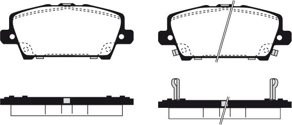 Raicam RA.0850.0 - Kit de plaquettes de frein, frein à disque cwaw.fr