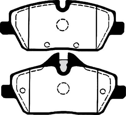 BENDIX 573173 B - Kit de plaquettes de frein, frein à disque cwaw.fr