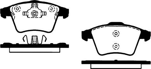 Raicam RA.0857.4 - Kit de plaquettes de frein, frein à disque cwaw.fr