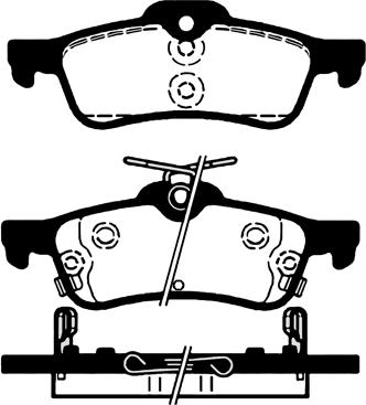 FTE 9005108 - Kit de plaquettes de frein, frein à disque cwaw.fr