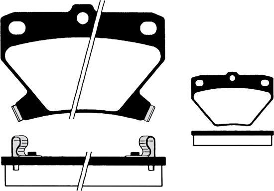 Raicam RA.0804.0 - Kit de plaquettes de frein, frein à disque cwaw.fr