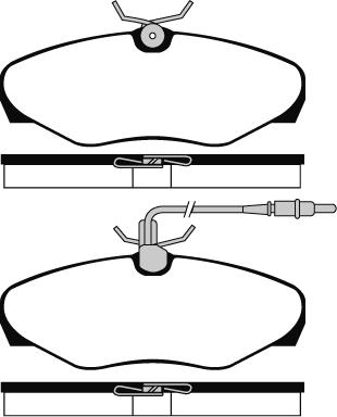 Raicam RA.0800.1 - Kit de plaquettes de frein, frein à disque cwaw.fr