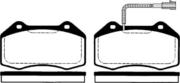 Raicam RA.0801.1 - Kit de plaquettes de frein, frein à disque cwaw.fr