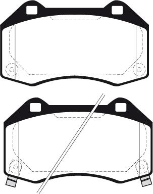 Raicam RA.0801.4 - Kit de plaquettes de frein, frein à disque cwaw.fr