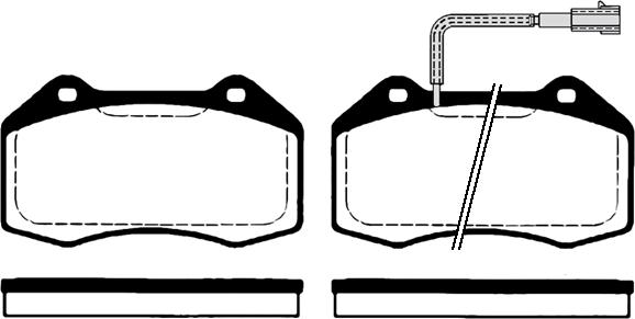 Raicam RA.0801.2 - Kit de plaquettes de frein, frein à disque cwaw.fr