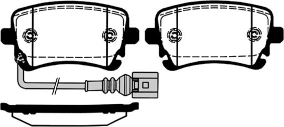 Raicam RA.0819.0 - Kit de plaquettes de frein, frein à disque cwaw.fr