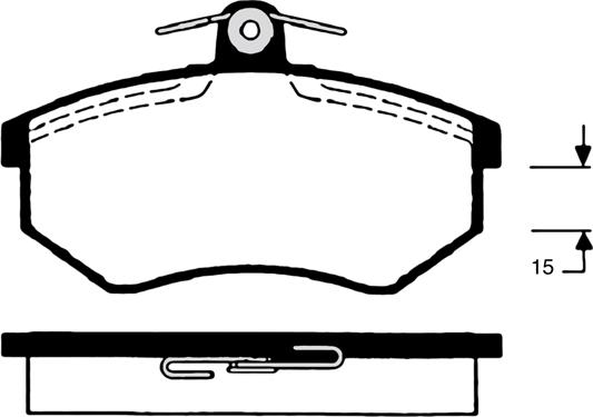 Raicam RA.0813.2 - Kit de plaquettes de frein, frein à disque cwaw.fr