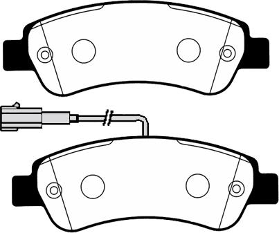 Raicam RA.0887.2 - Kit de plaquettes de frein, frein à disque cwaw.fr