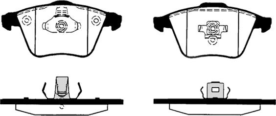 Raicam RA.0824.3 - Kit de plaquettes de frein, frein à disque cwaw.fr