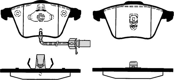 Raicam RA.0824.2 - Kit de plaquettes de frein, frein à disque cwaw.fr