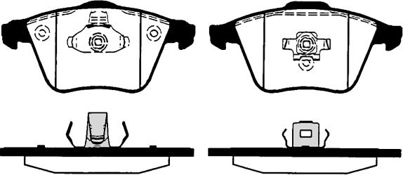 Raicam RA.0824.7 - Kit de plaquettes de frein, frein à disque cwaw.fr